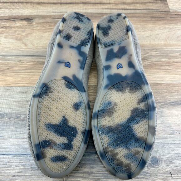 ROTHY'S The Flat Round Toe Flax Birdseye  Brown Comfort Ballet Flats lik… - Picture 8 of 9